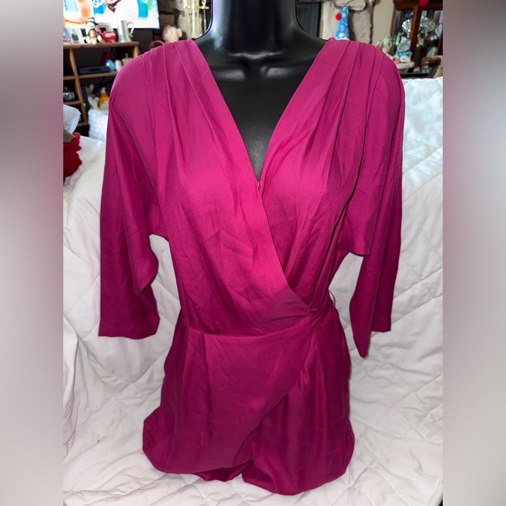 BCBGeneration Brand New Wrap Romper